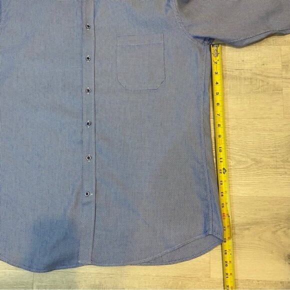 Stenstroms Classic Two-Fold Men’s 100% Cotton Blue Button Down 16.5 / 42 - Picture 11 of 16